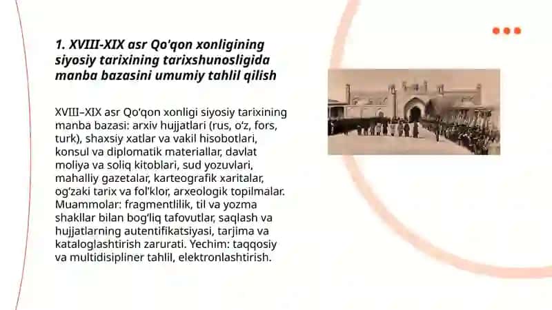 XVIII-XIX asr Qo'qon xonligining siyosiy tarixining tarixshunosligi 3
