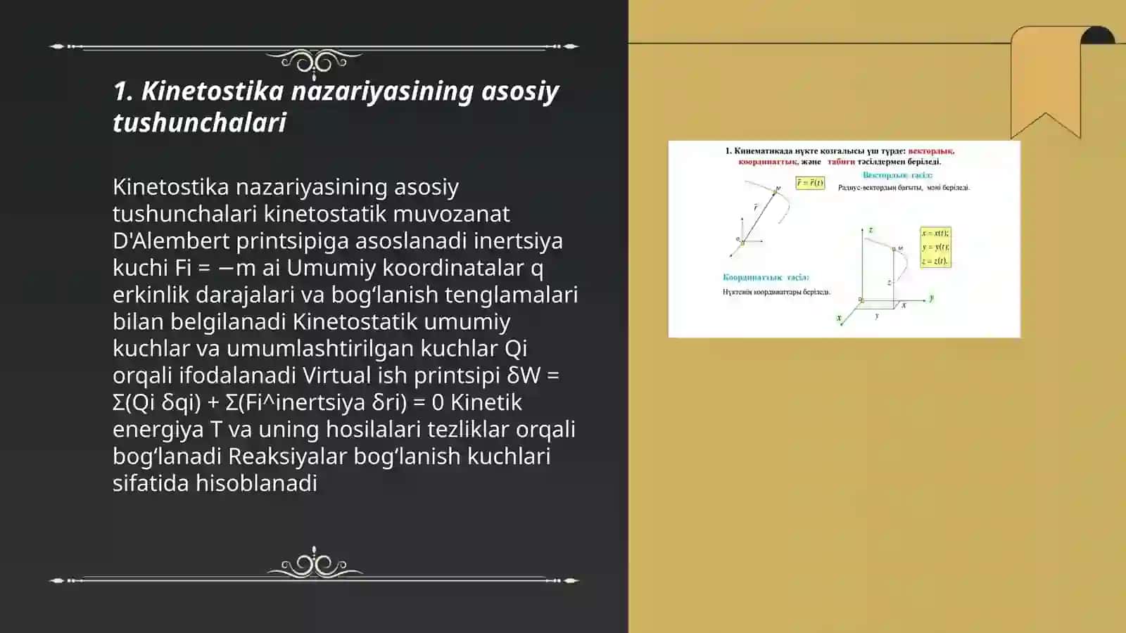 Kinetostatika 3