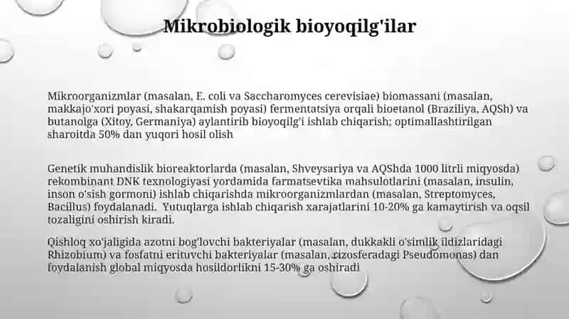 Mikroorganizmlarni gen muhandisligida qo'llanilishi va ushbu yo'nalishda erishilgan yutuqlar 3