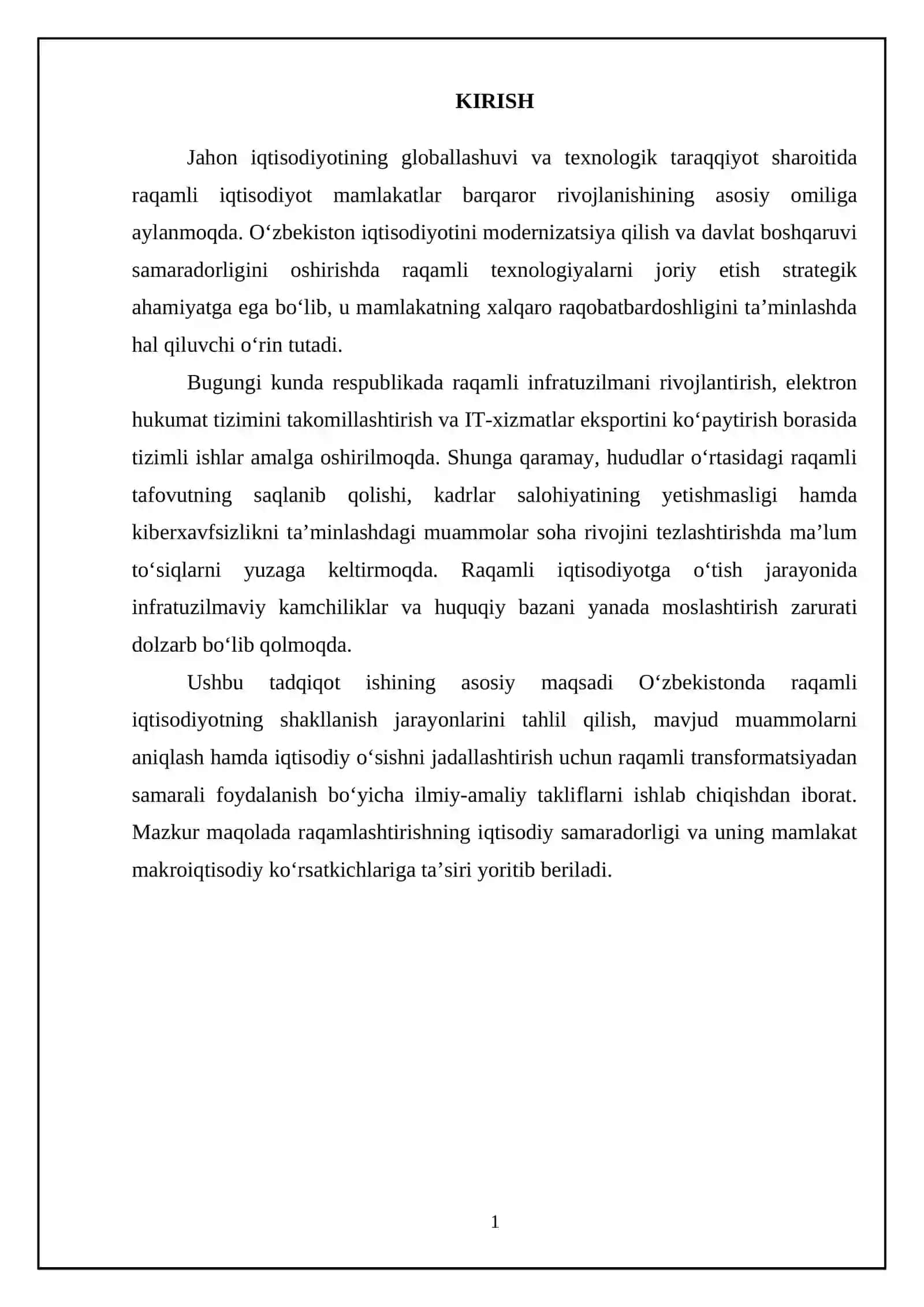 O'zbekistonda raqamli iqtisodiyotning rivojlanishi 3