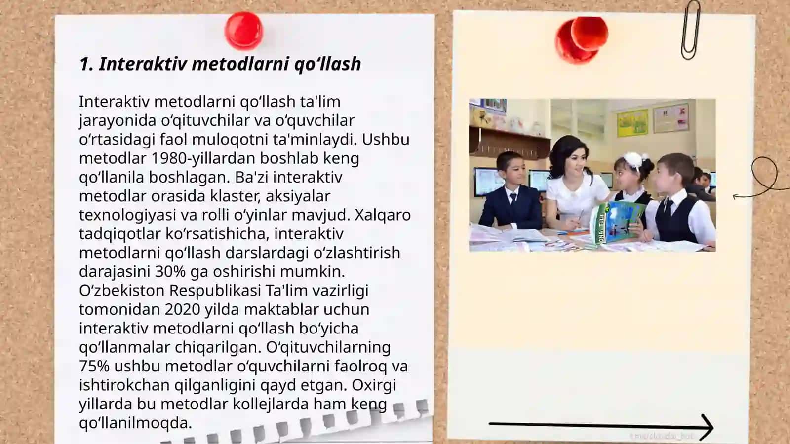 O‘zbek tili mashg‘ulotlarida zamonaviy pedagogik texnologiyalardan foydalanish 3