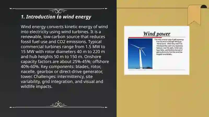 About wind energy 3