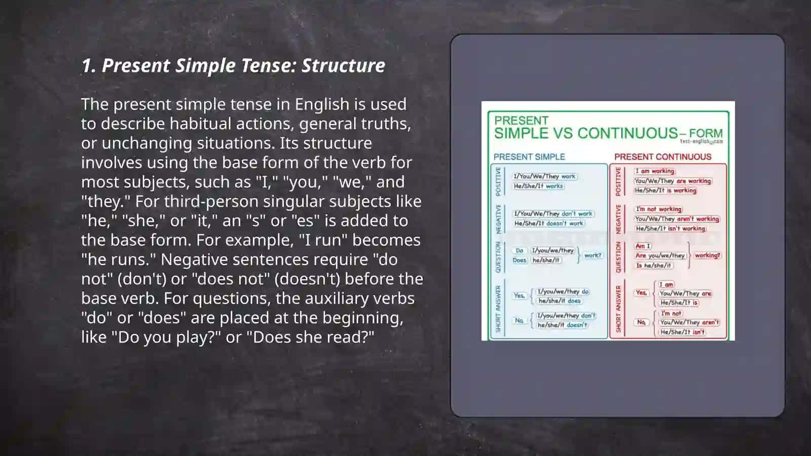 Present Simple and Past Simple 3