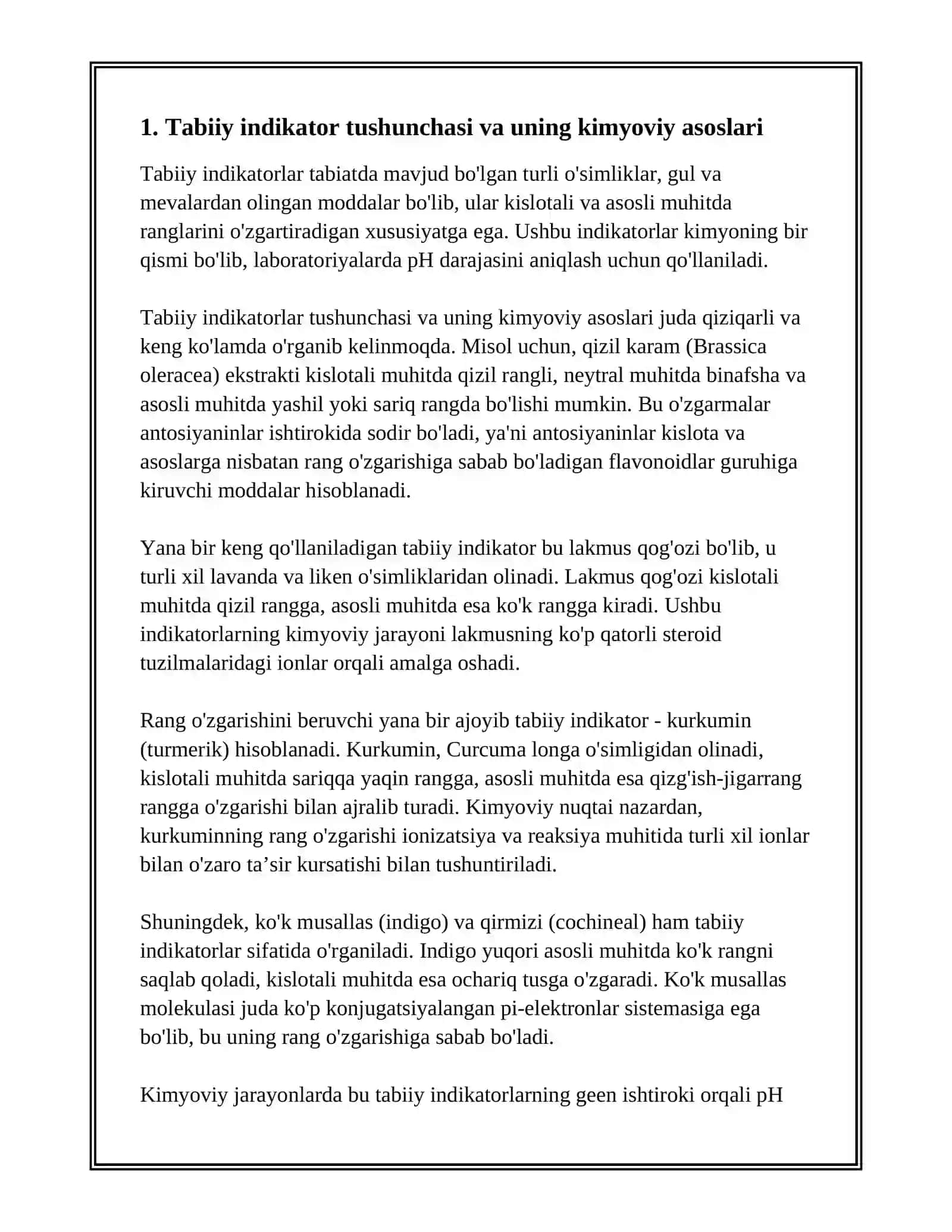 RANGLAR TILIDA KIMYO 3
