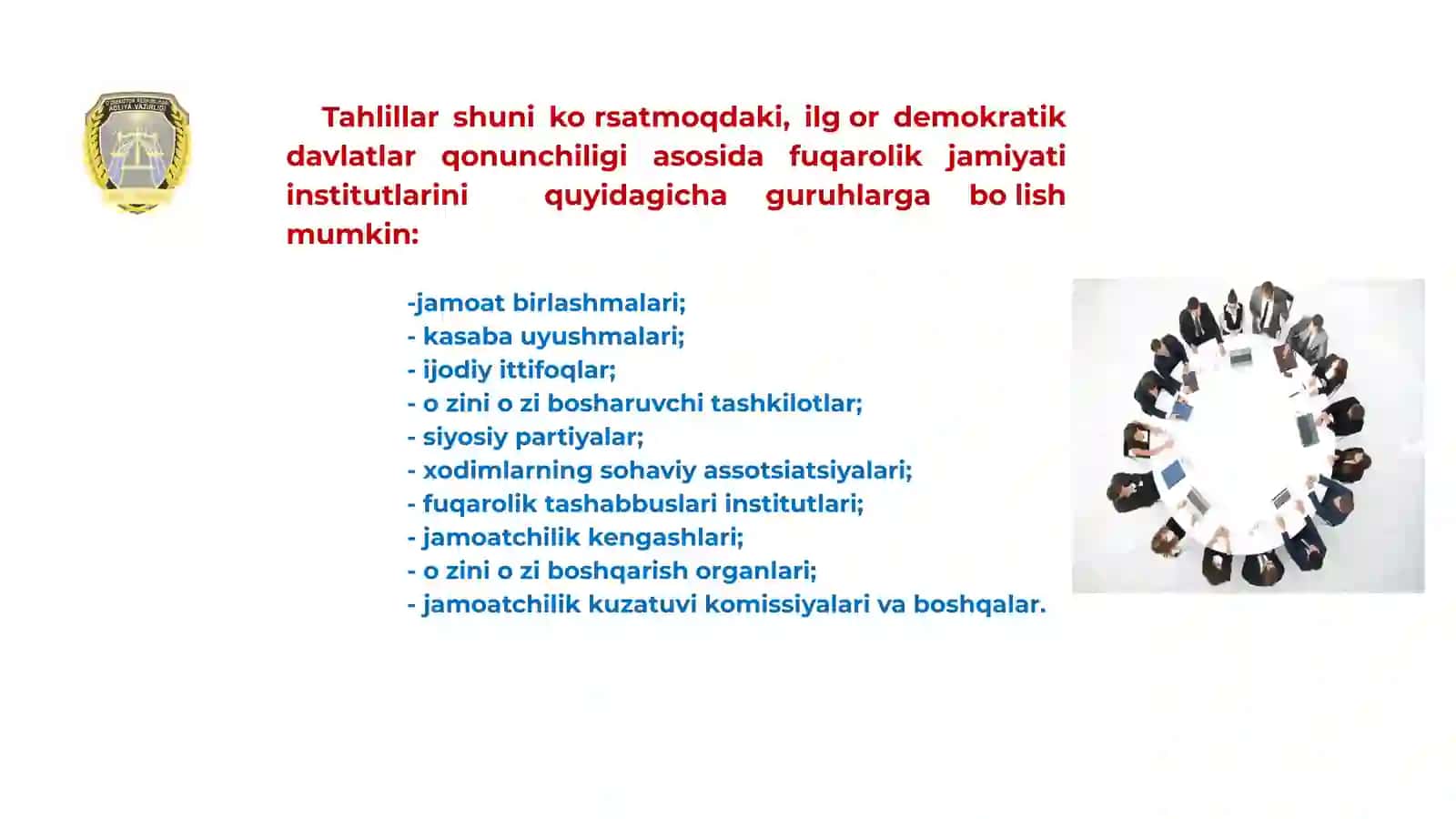 Fuqarolik jamiyati inistitutlari 3