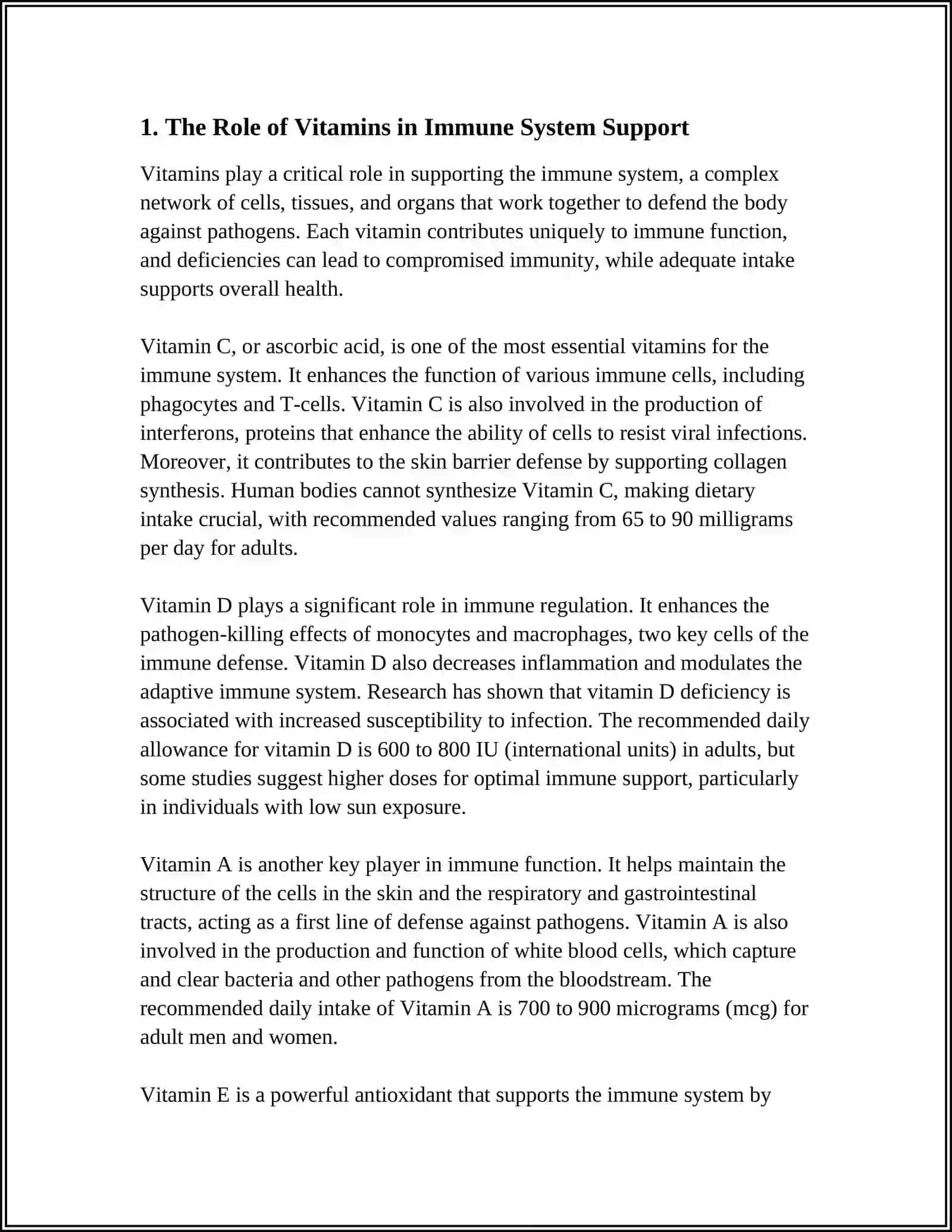 HOW VITAMINS DO WONDERS 3