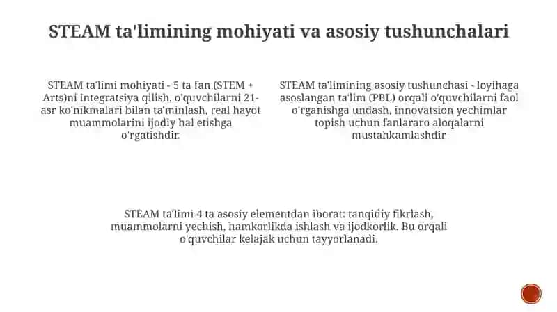 STEAM ta’limi 3
