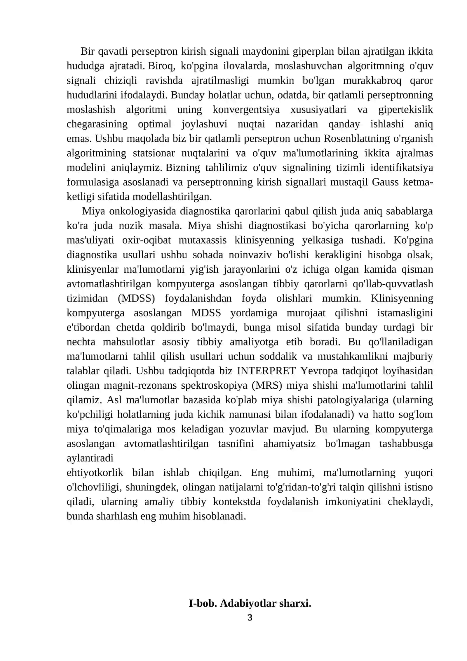BIR QAVATLI PERSEPTRON 3