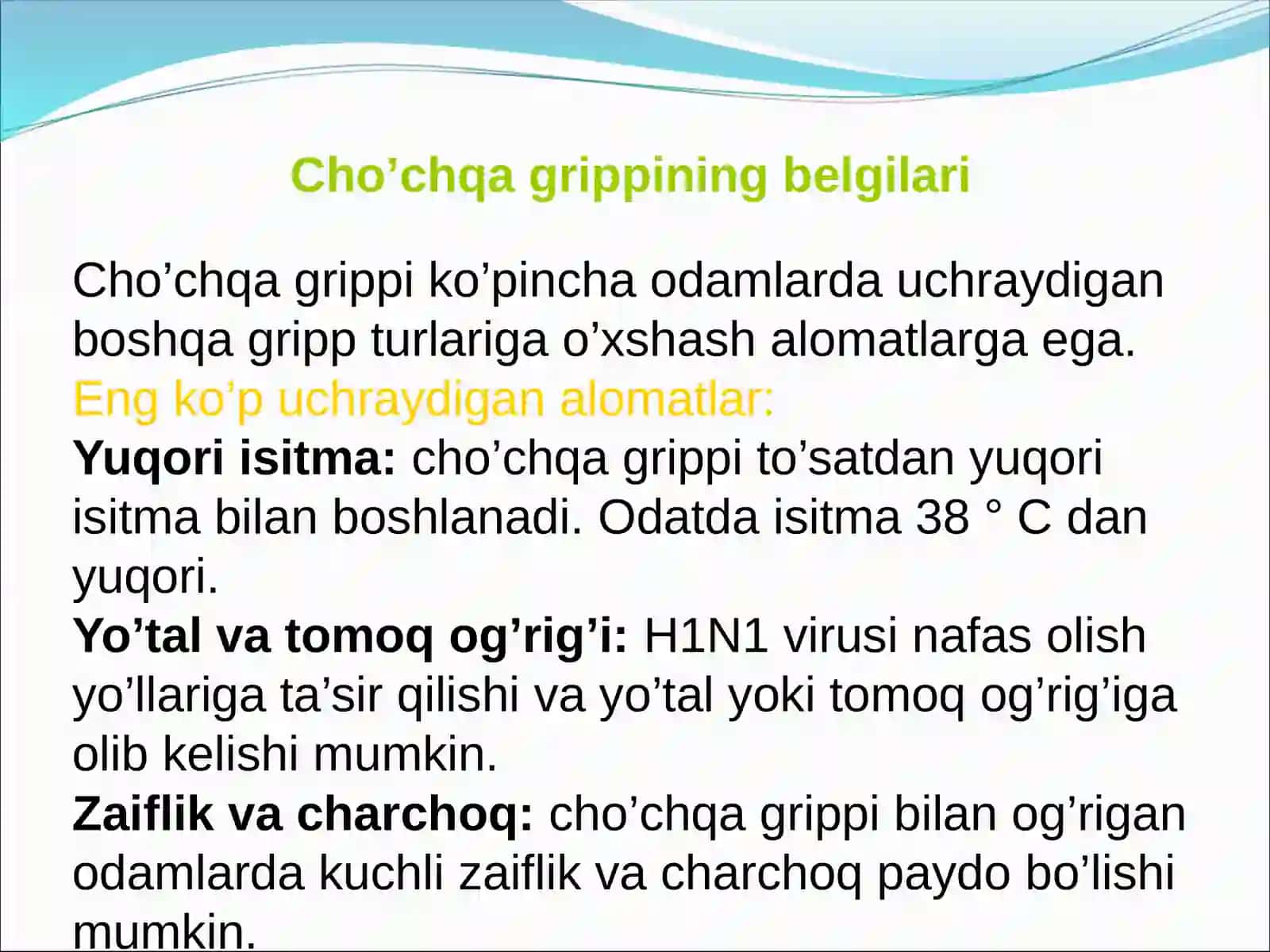 Paranda va cho'chqa grippi vurusi, va ularning hozirgi kundagi muammolari keltirib chiqaruvchi kasalliklari va laboratoriya tashhisi 3