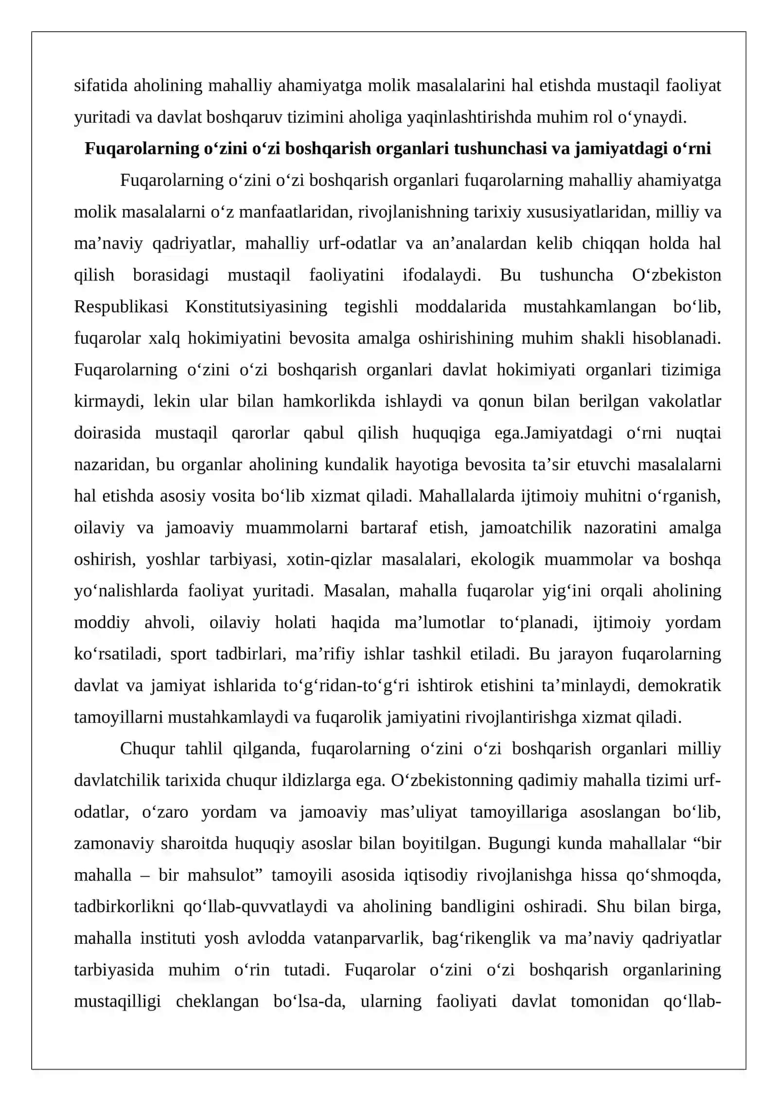 Mahalla fuqarolar yig‘ini qarorlarining qonuniyligini ta’minlash va ularning ijrosini nazorat qilish mexanizmlari 3
