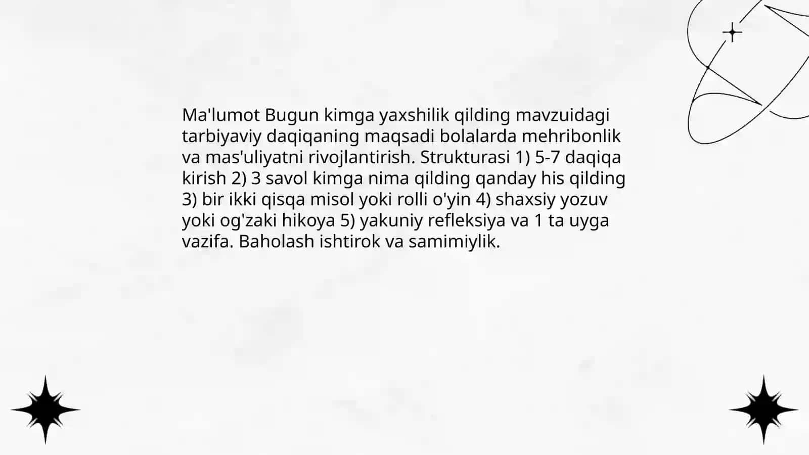 Dars mavzusiga oid taqdimot tayyorlash 3
