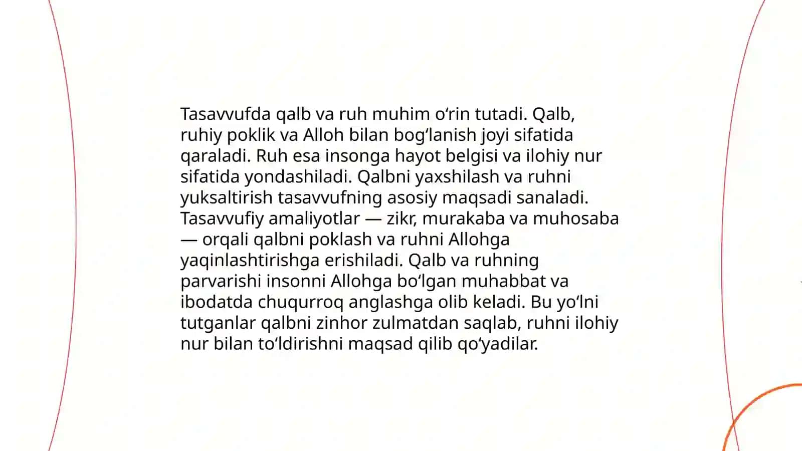 Tasavvufda qalb va ruh tushunchasiga ta'rif 3