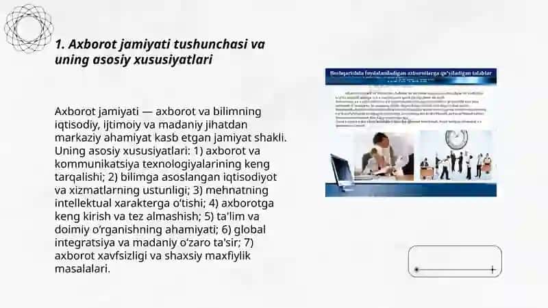 Axborot jamiyati va uning istiqbollari 3