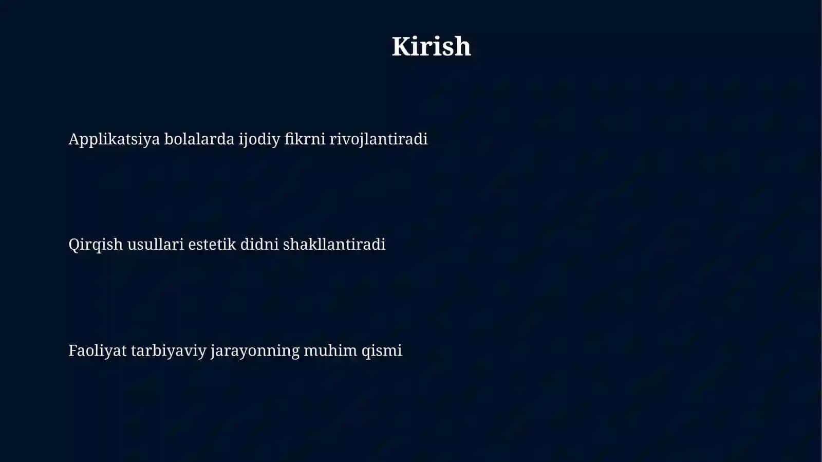 Applikatsiyada qirqish usullarining tarbiyaviyahamiyati 3