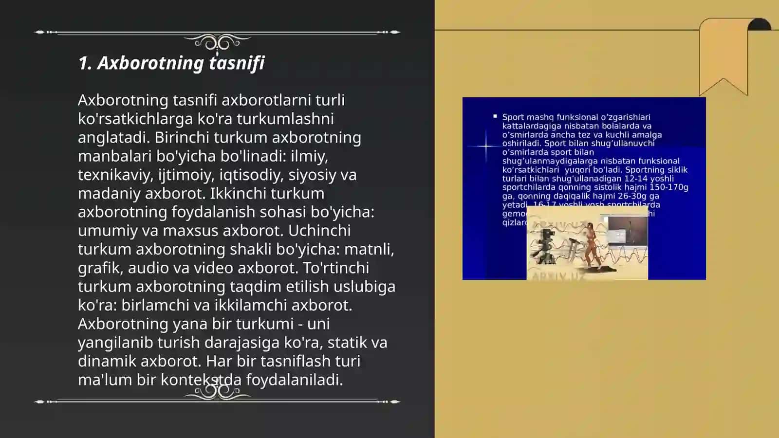 Axborotning turlari va xususiyatlari 3