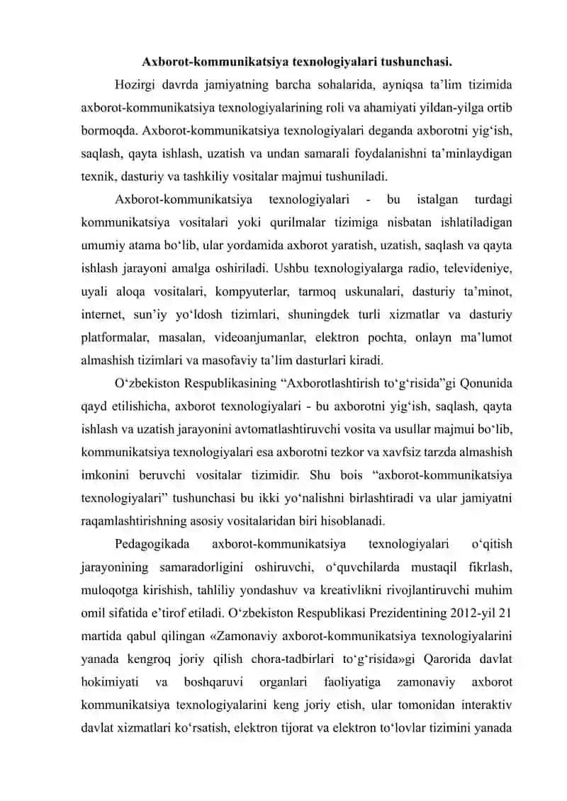 Kasbiy faoliyatda zamonaviy axborot-kommunikatsiya texnologiyalaridan foydalanish 3