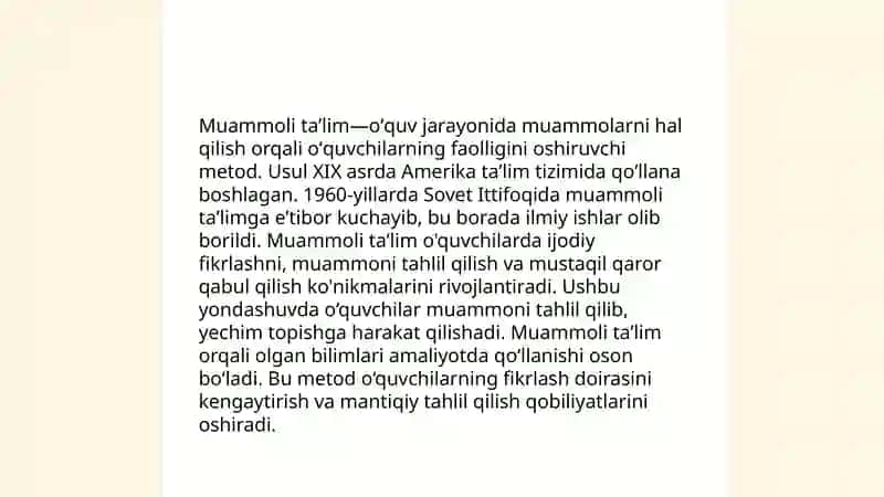 Muammoli taʼlim texnologiyasi 3