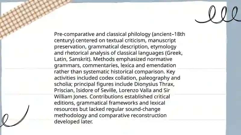 Main Periodes of Linguistic typology and development 3