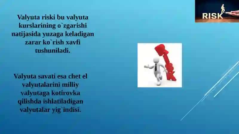 Valyuta Riski va Ular Boshqarish 3