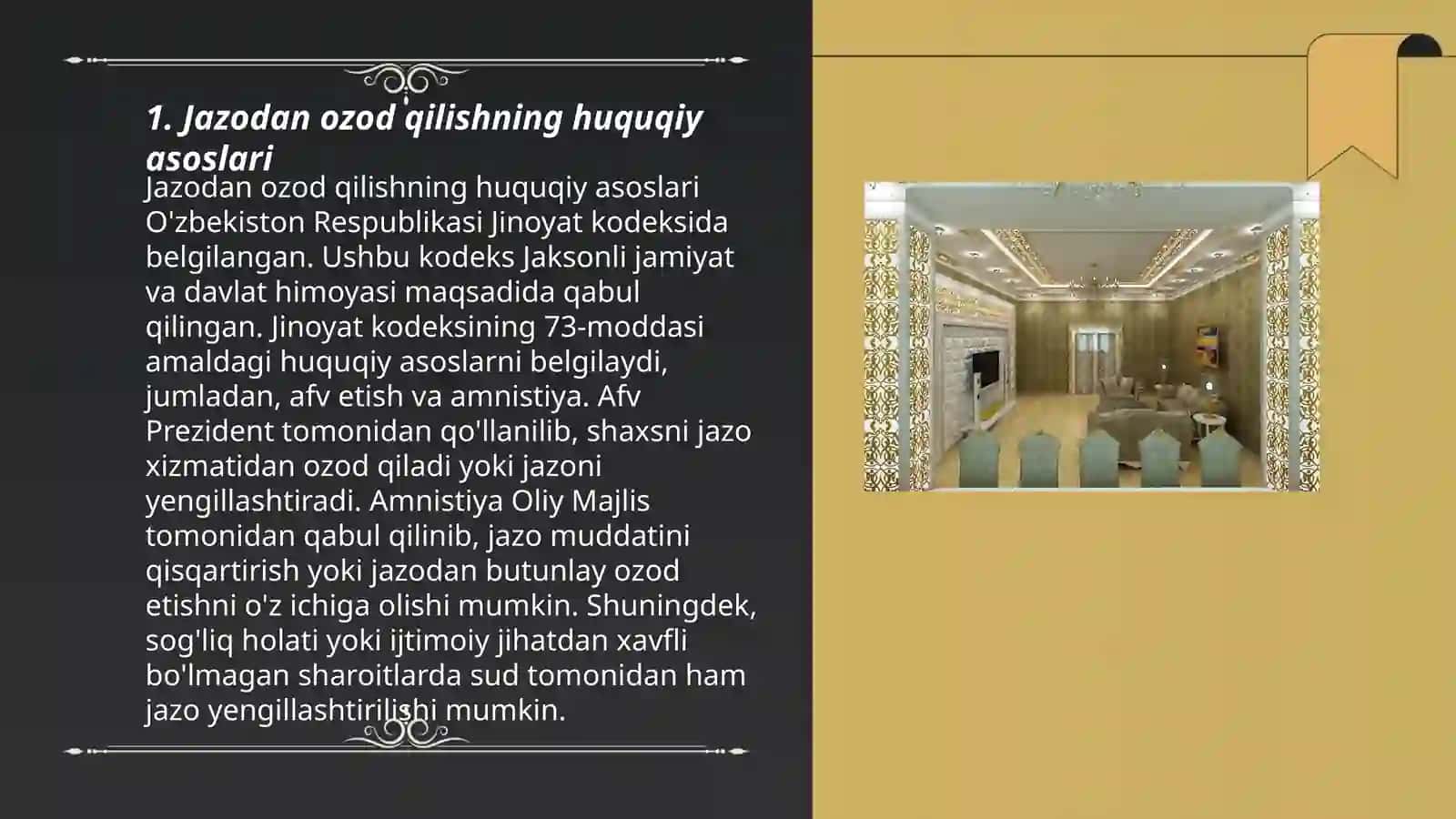 Jazodan ozod qilish tushunchasi va turlari 3