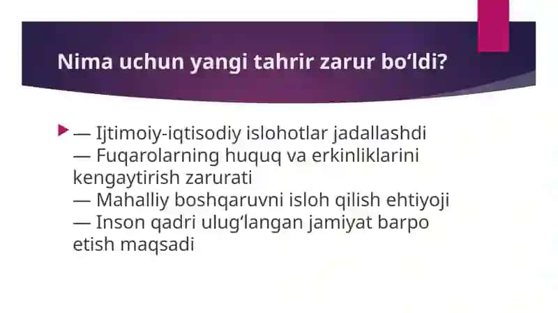 Yangitahrirdagi Konstitutsiyaning mazmuni va qilinish bosqichlari 3