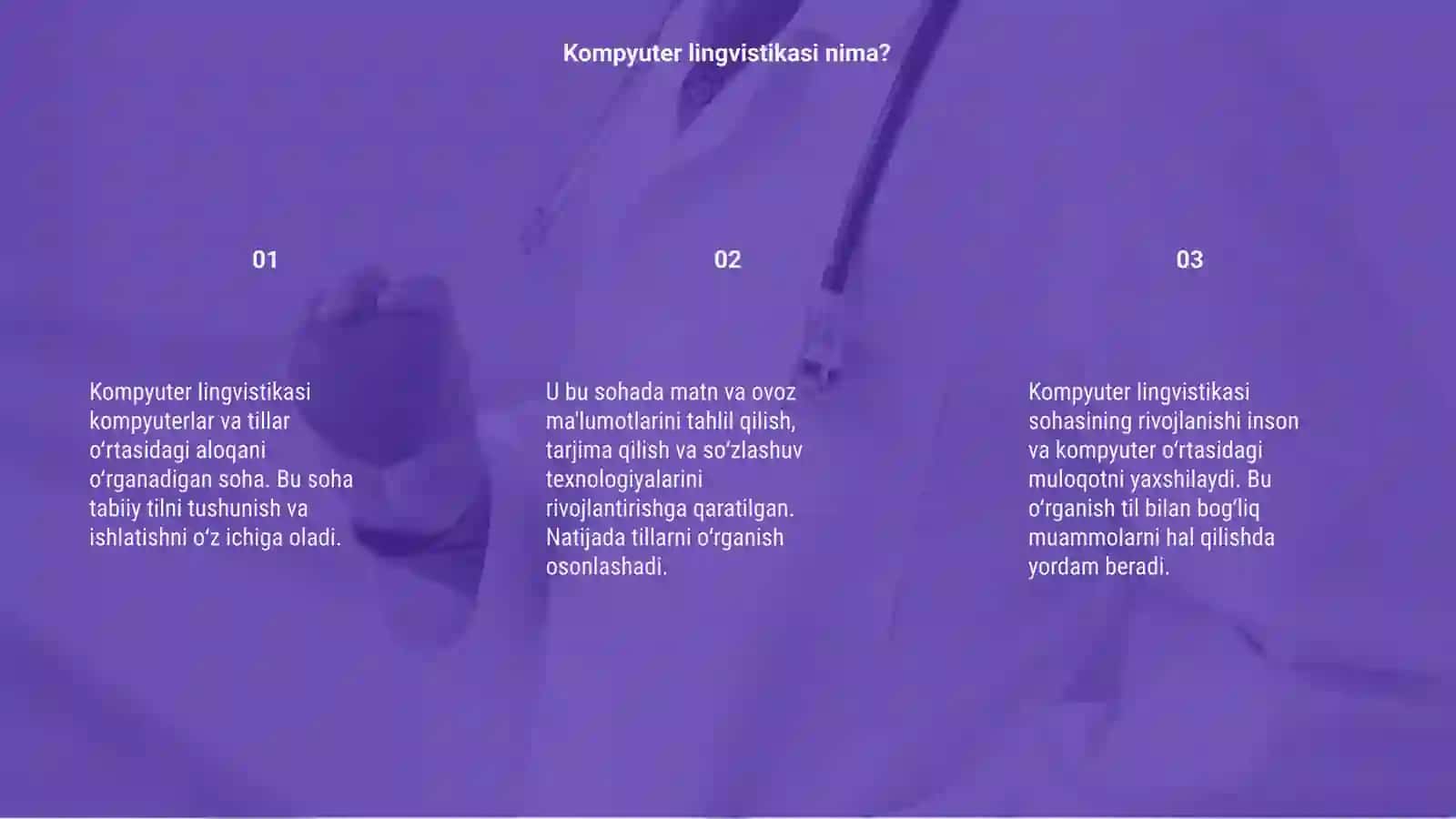 Kompyuter lingvistikasi 3