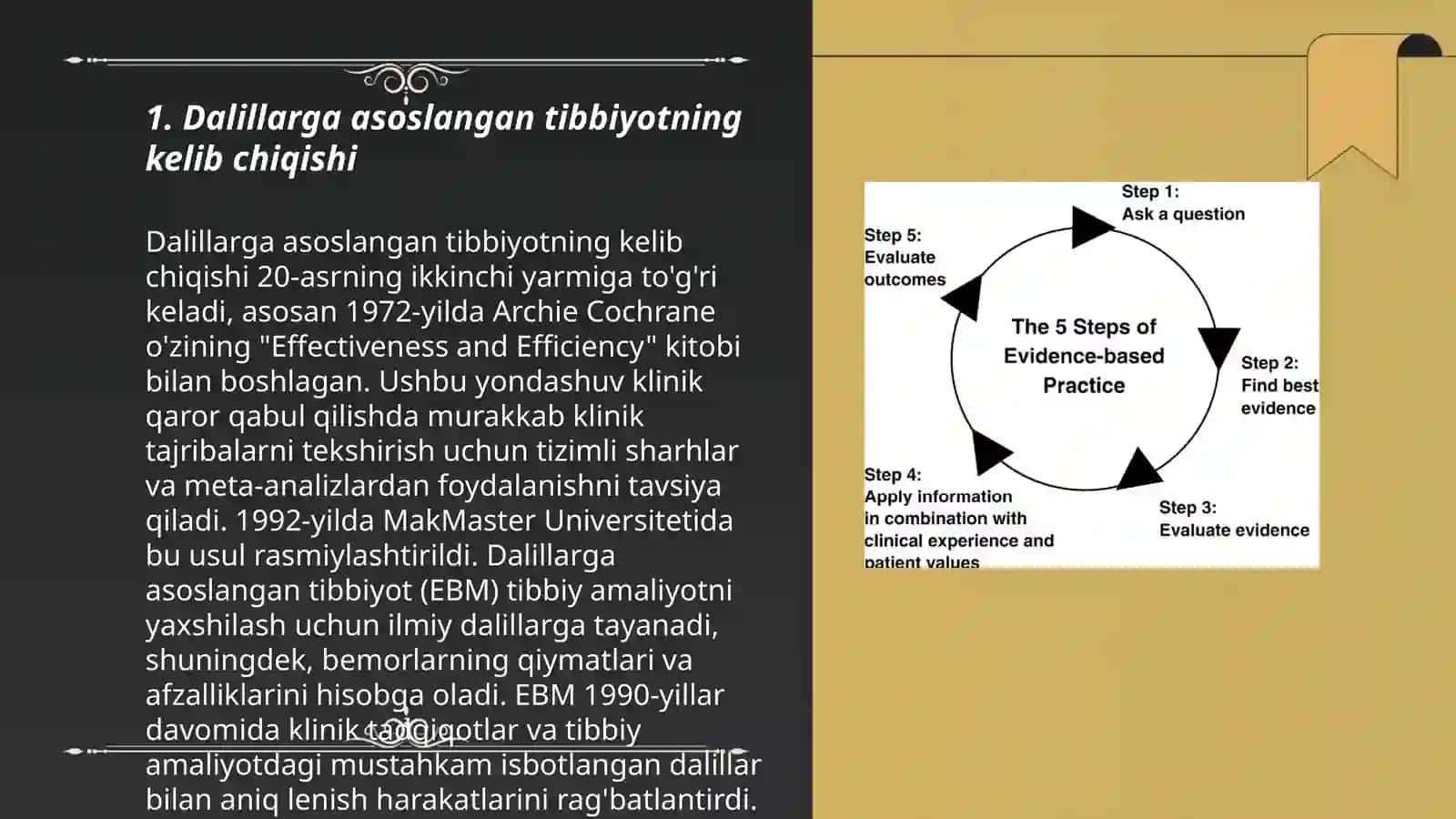 Dalillarga asoslangan tibbiyot 3