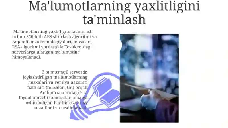 Axborotlar himoyasi, himoyalashning texnik va dasturiy vositalari 3