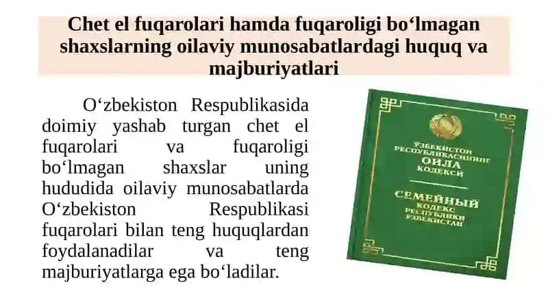 oila va vorislik munosabatlarining kollizion masalalari 3
