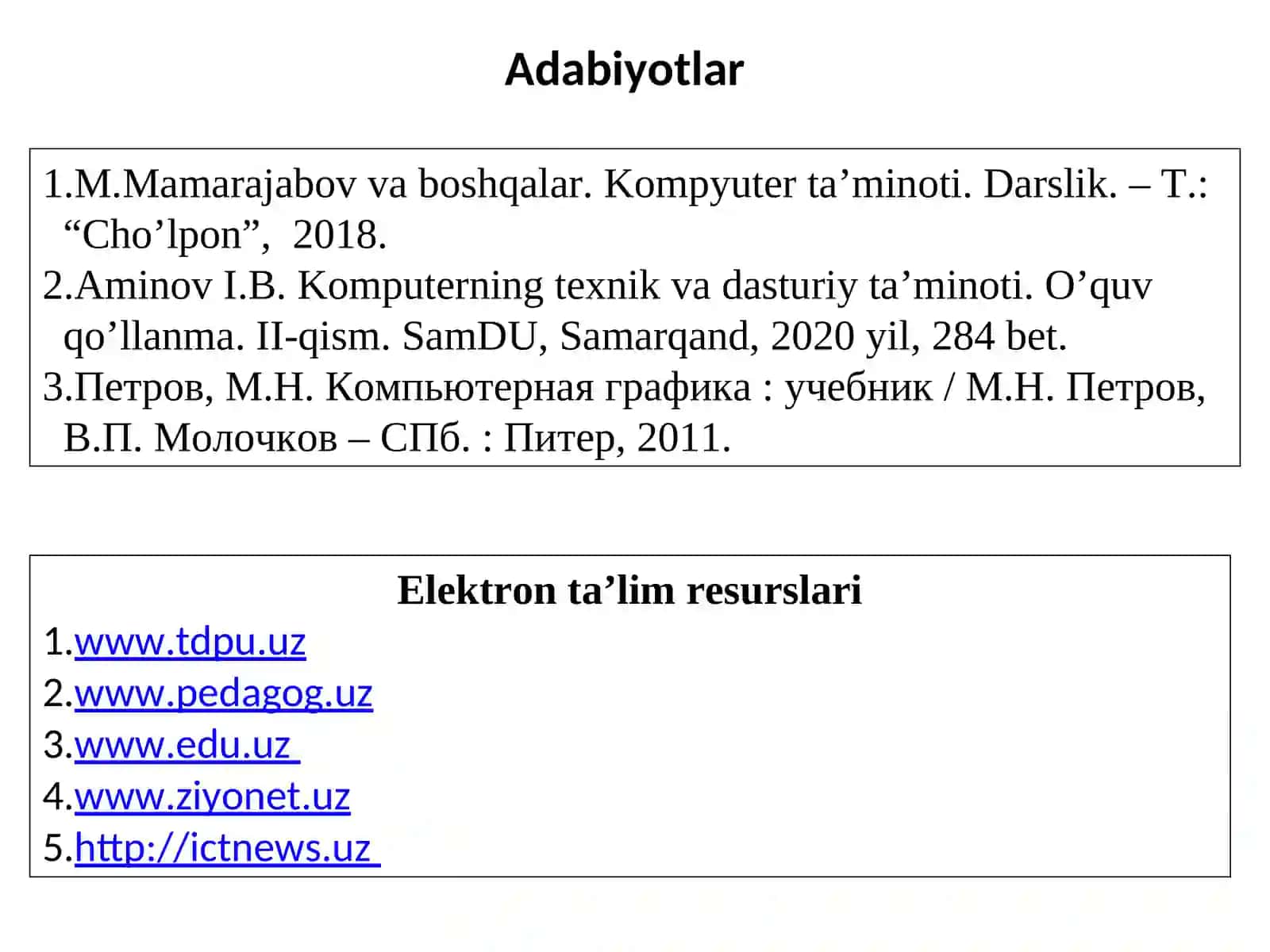 Microsoft PowerPoint dasturi, unterfeysi va ularning imkoniyatlari 3