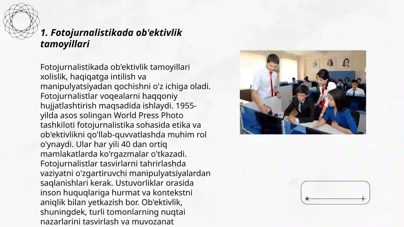 Fotojurnalistika kasb odobi me'yorlari 3