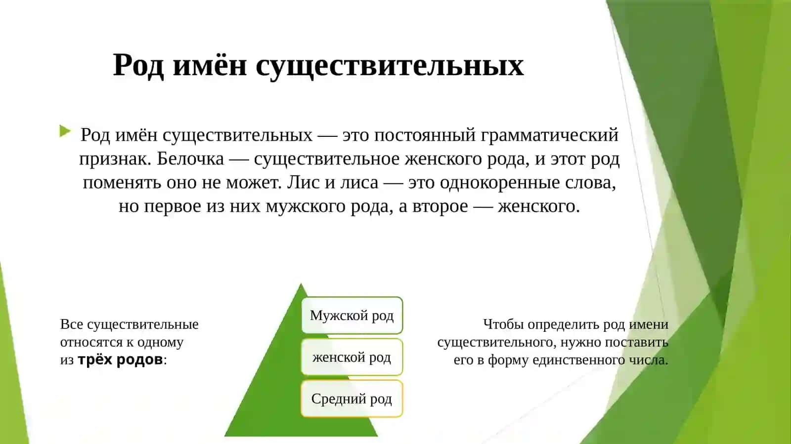 РОД ИМЕН СУЩЕСТВИТЕЛЪНЫХ 3