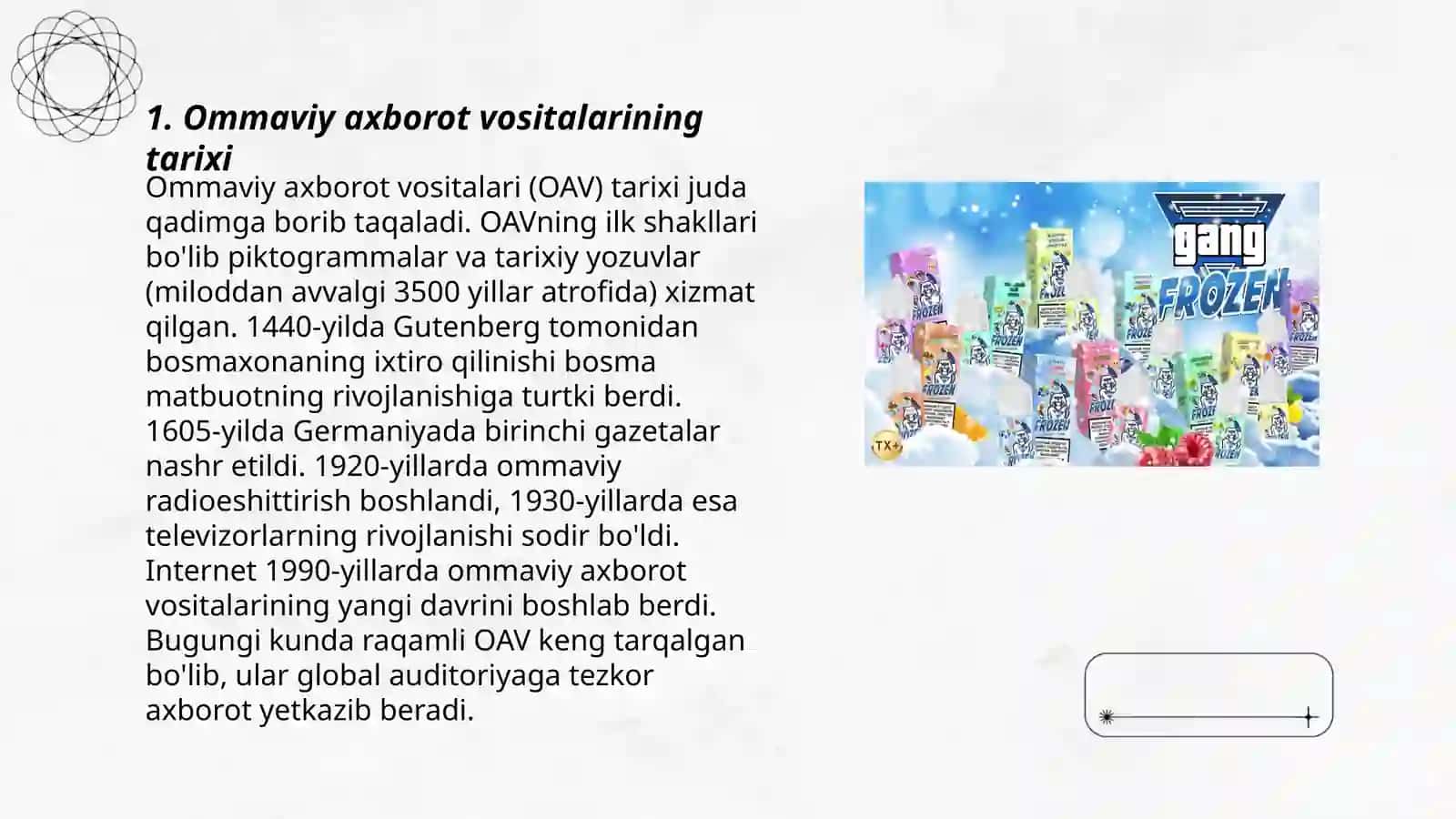 Ommaviy axborot vositalari 3