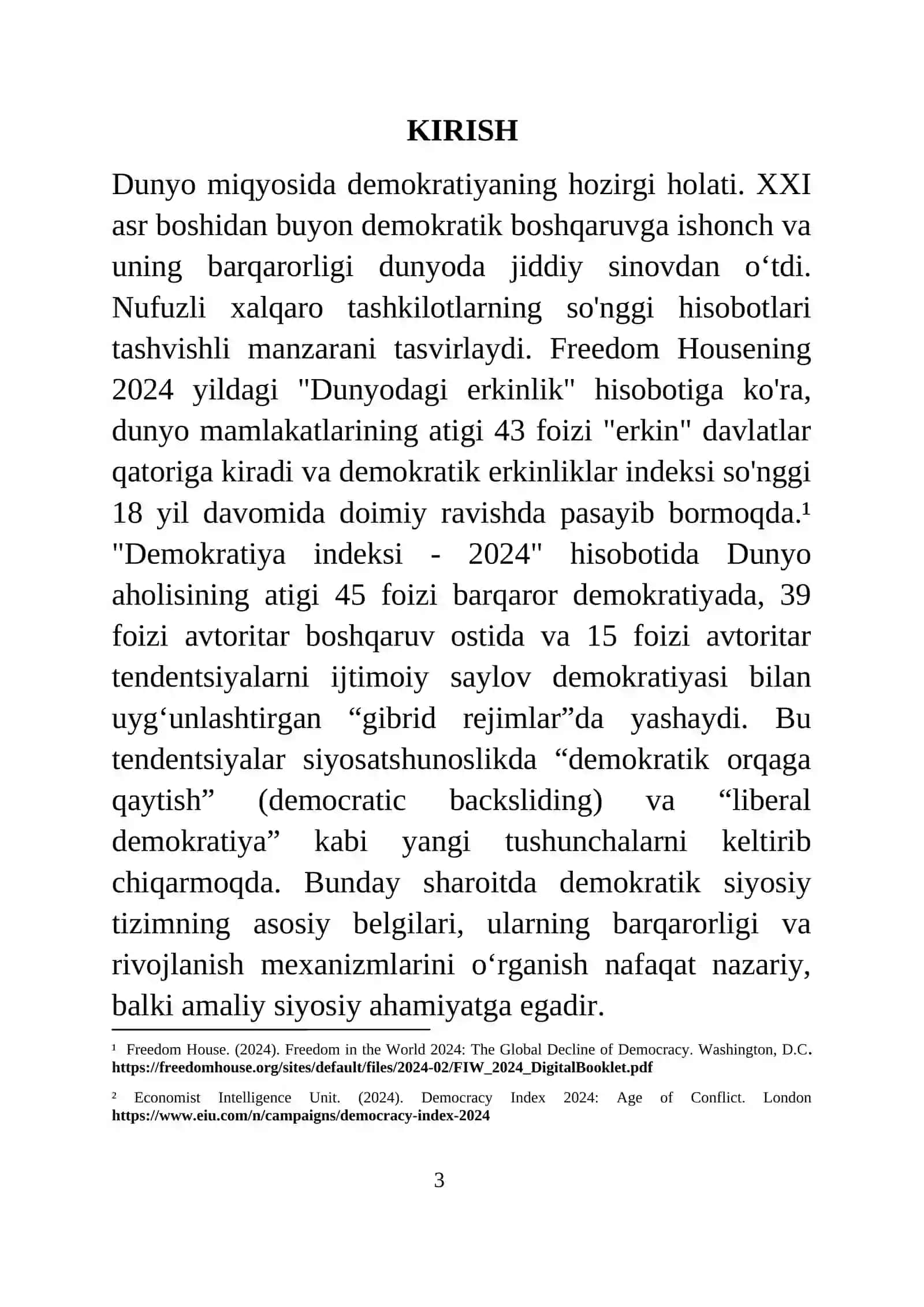 DEMOKRATIK SIYOSIY REJIMNING ASOSIY XUSUSIYATLARI 3