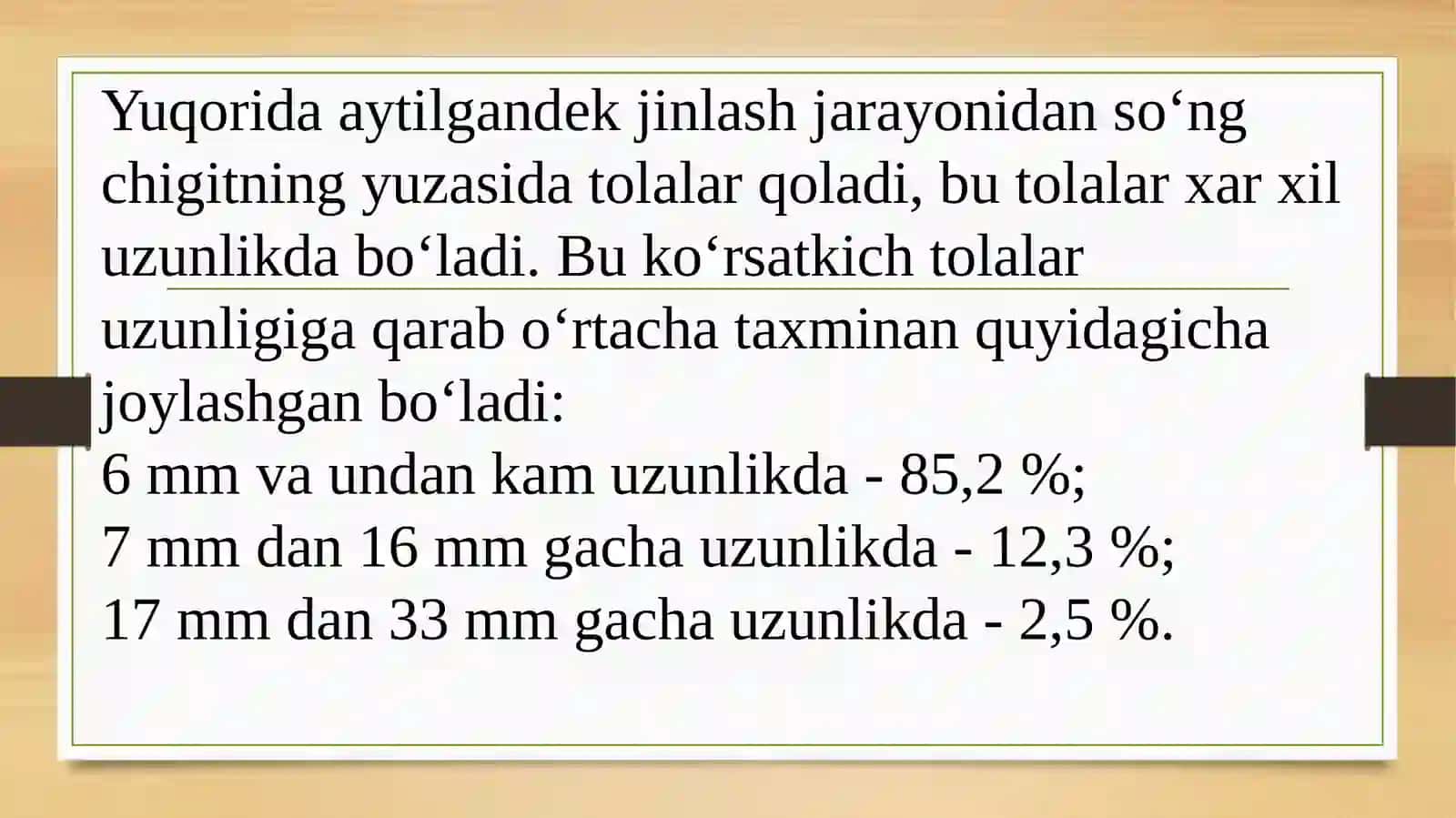 Linterlarning ishchi qismlarini oʻrganish 3