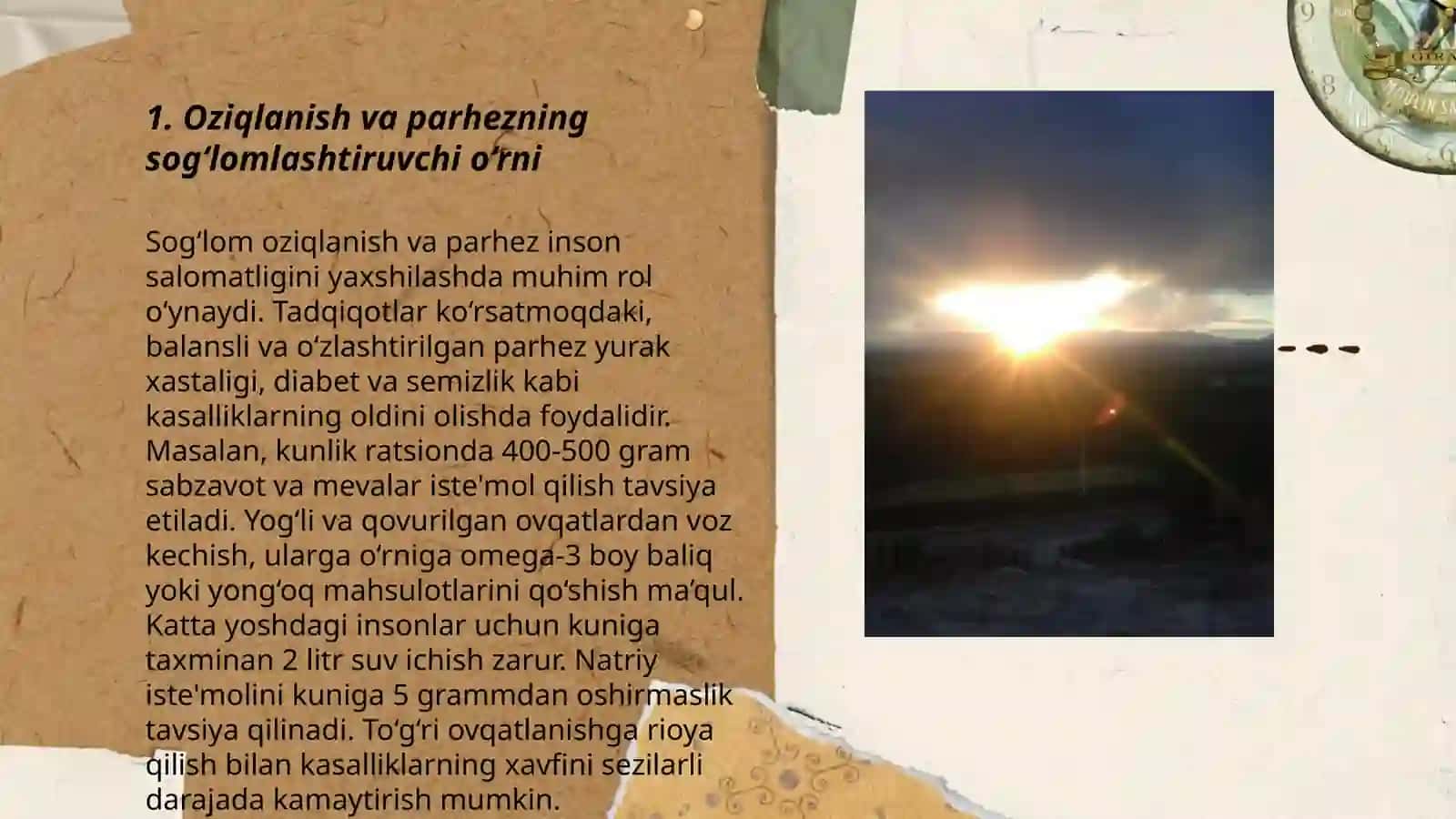 Tabiatning sogʻlomlashtiruvchi kuchlari 3