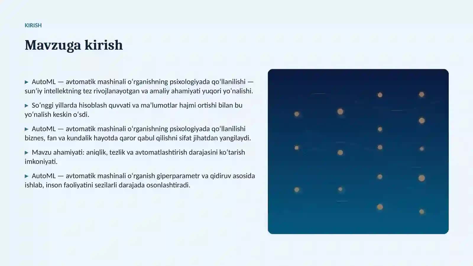 SUNʼIY INTELLEKT • PROFESSIONAL TAQDIMOT 3