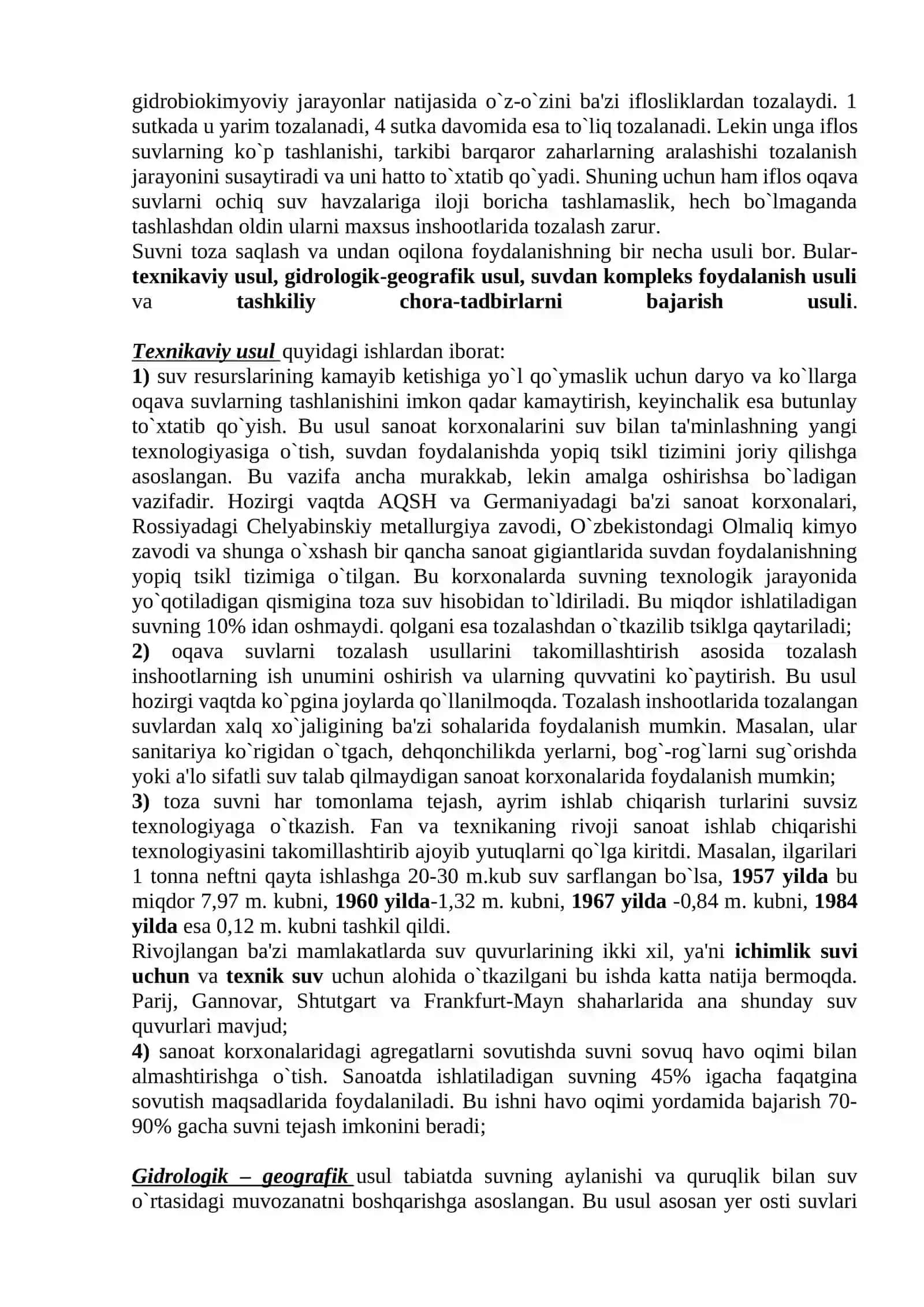 Suvning ifloslanishi va uni ifloslovchi manbalar 3