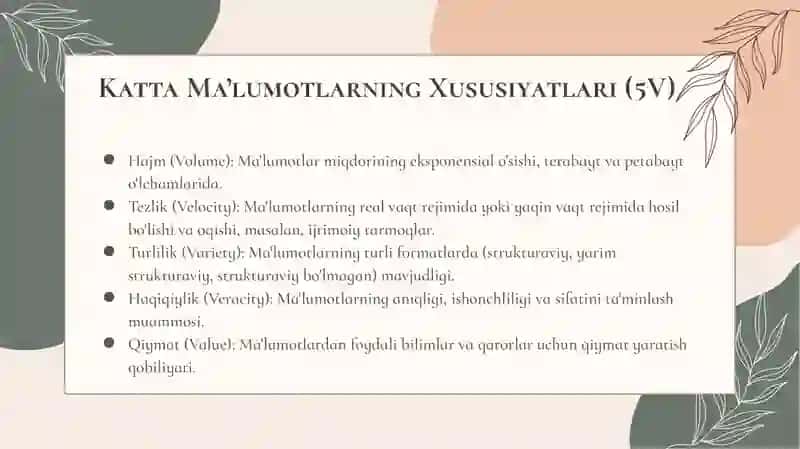 Katta Maʼlumotlar va Raqamli Iqtisodiyot: Qaror Qabul Qilishda Yangi Imkoniyatlar 3