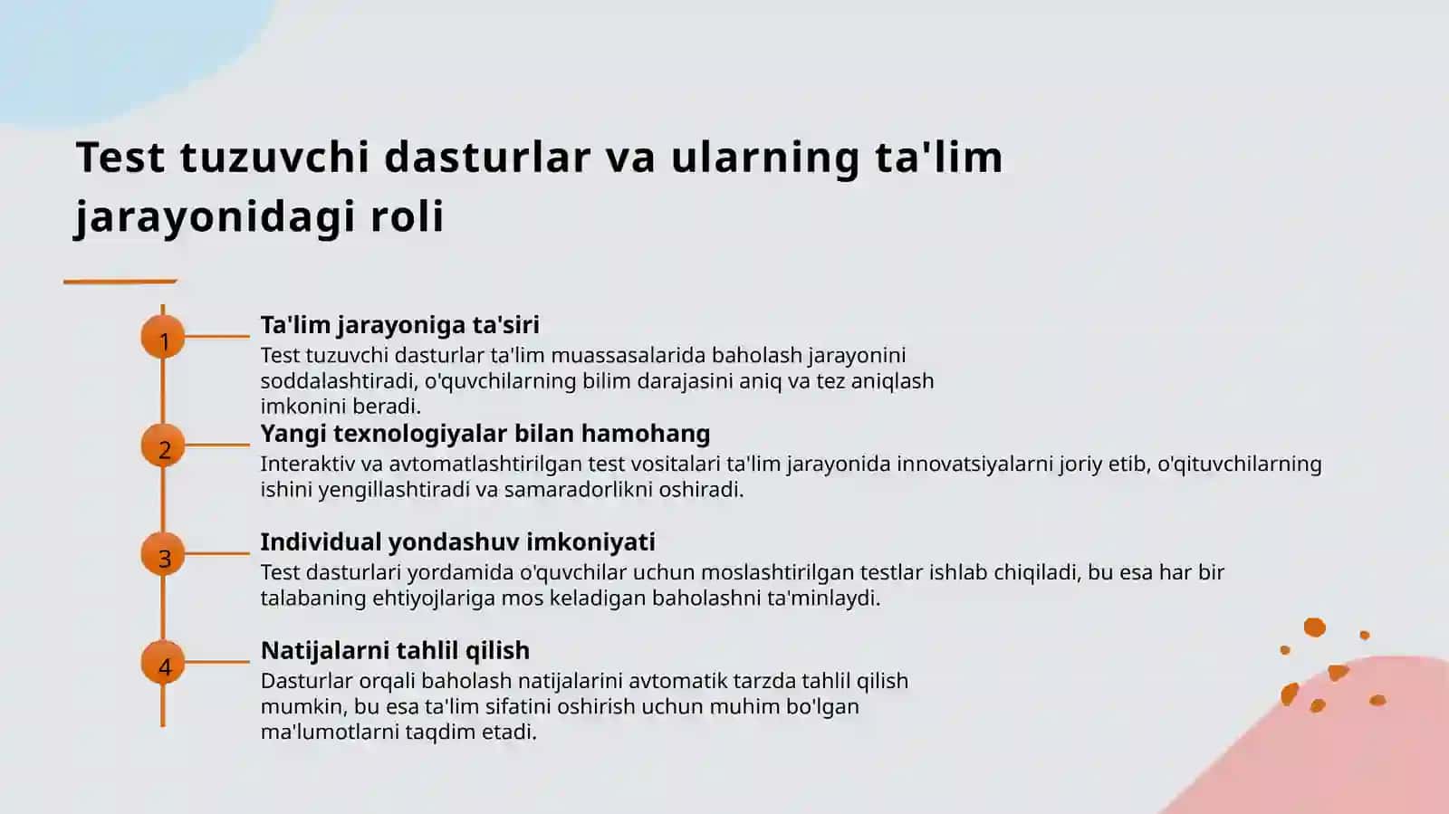 Test tuzuvchi dasturlar 3