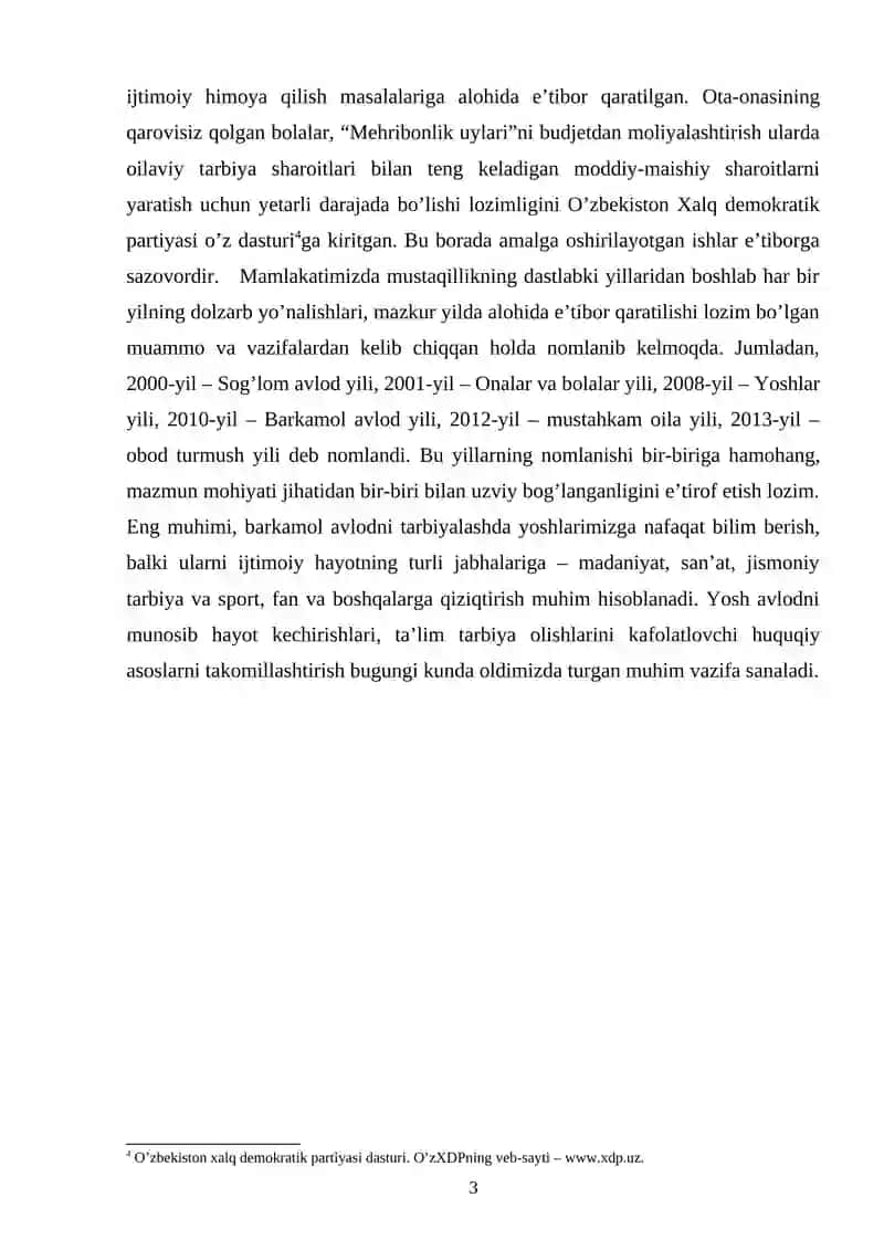 OTA ONA QARAMOG'ISIZ QOLGAN BOLALAR XUQUQ VA IMTIYOZLARI 3