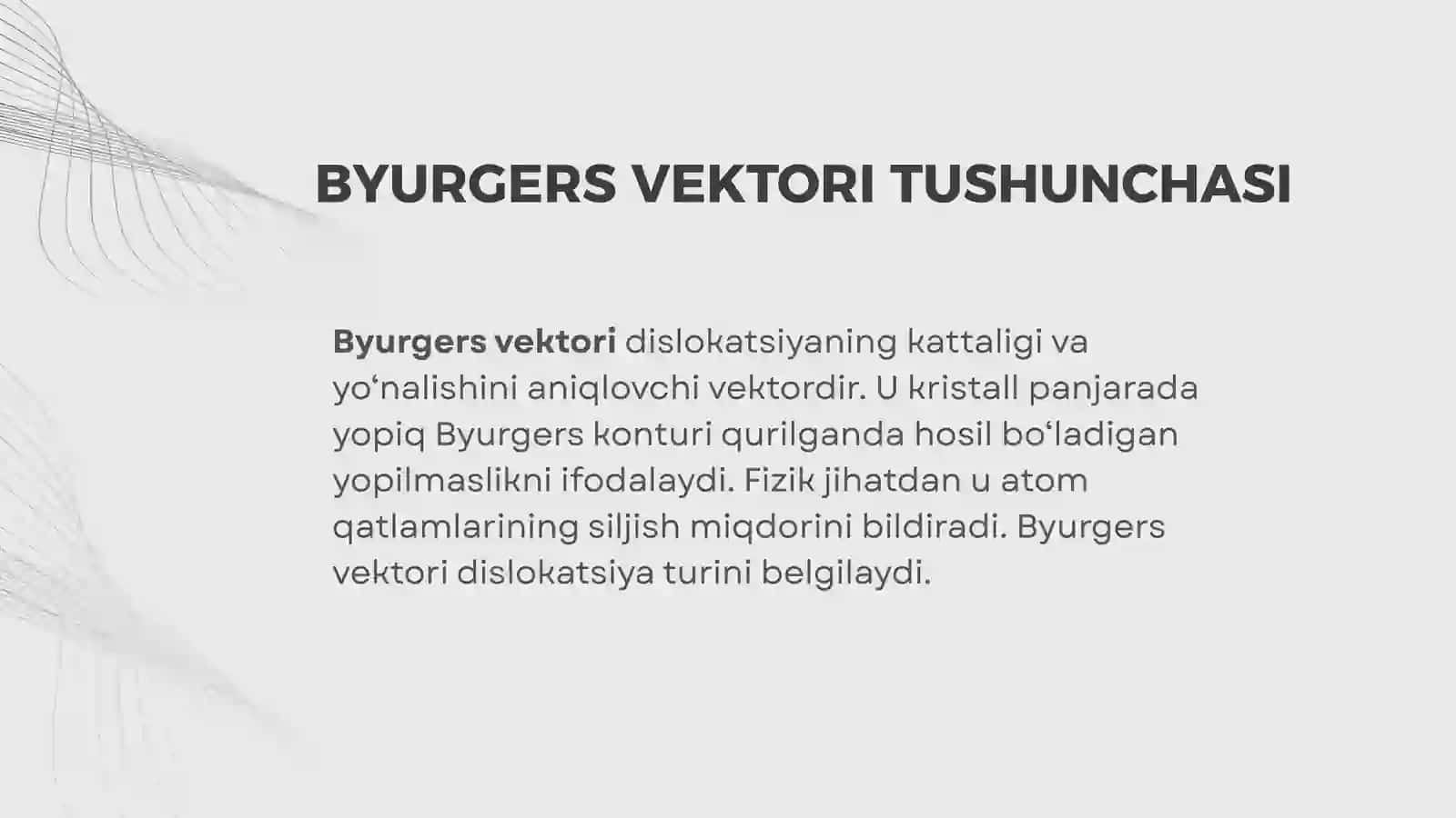 KRISTALL PANJARALARDA DISLOKATSIYALAR VA ULARNING XOSSALARI 3