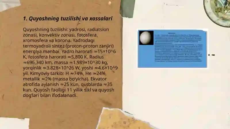Quyosh tizimi va sayyoralar 3