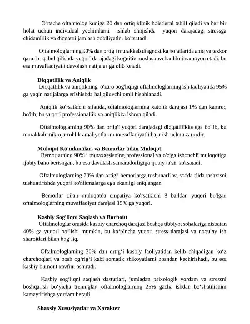 Oftalmologlarning psixalogik portreti 3