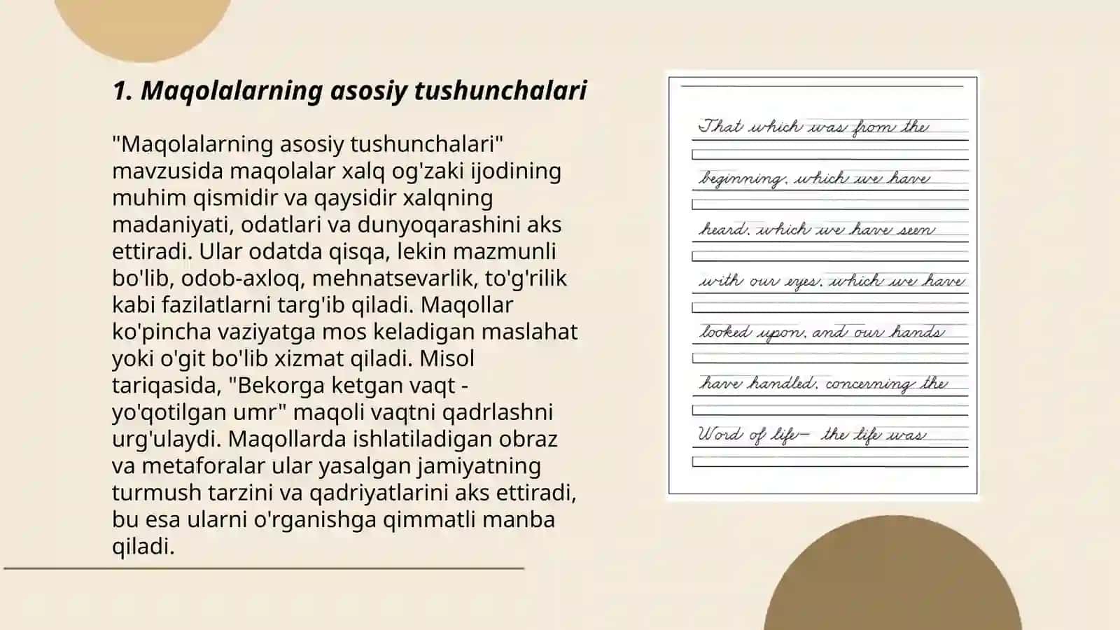 "Maqolalarning strukturaviy elementlarini va ularni yozish xususiyatlarini o'rganish" 3