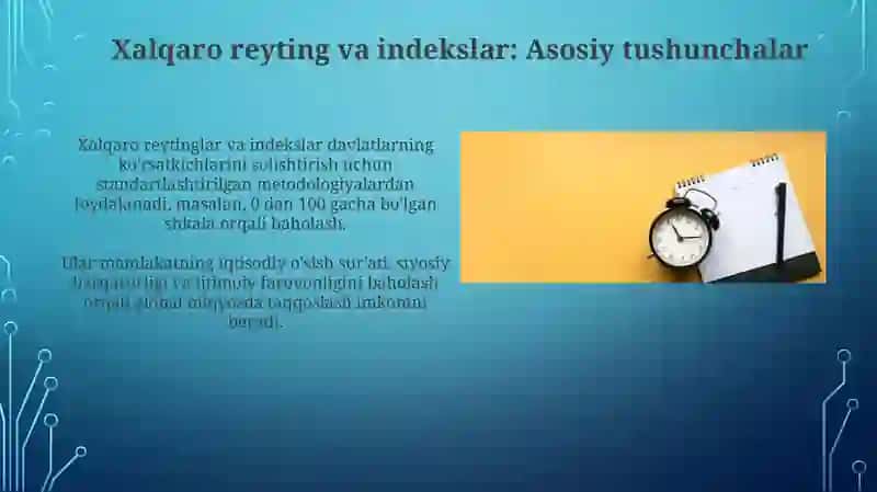 Xalqaro reyting va indekslar 3