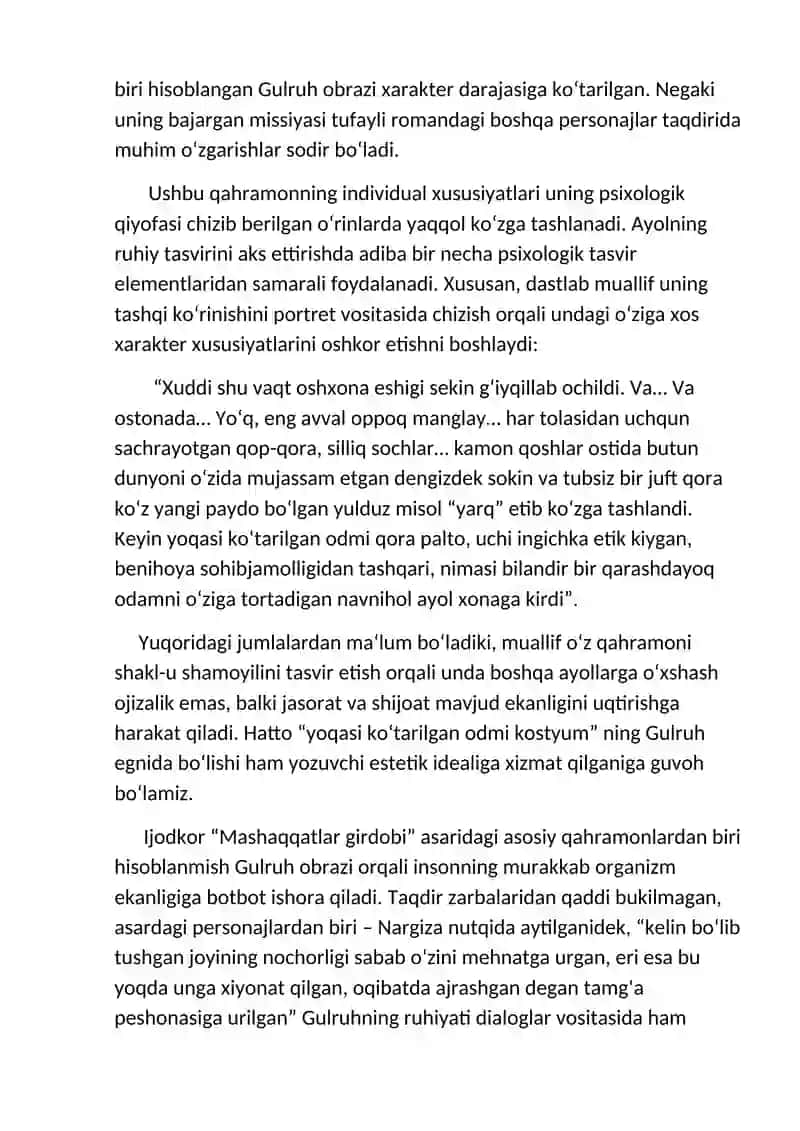 Zulfiya Qurolboy qizining hikoyachilik mahoratini o‘rganish 3