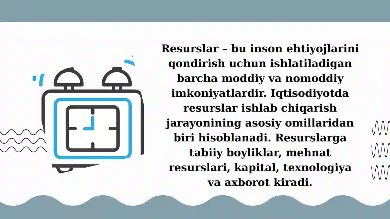 Vaqt bo‘yicha resurslarni taqsimlash 3