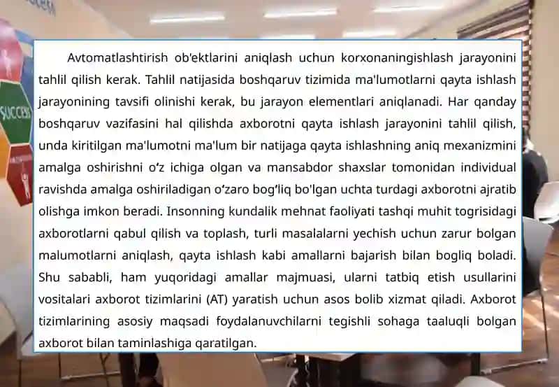 IQTISODIY AXBAROTNI QAYTA ISHLASH UCHUN MOBIL ILOVALARDAN FOYDALANISH 3