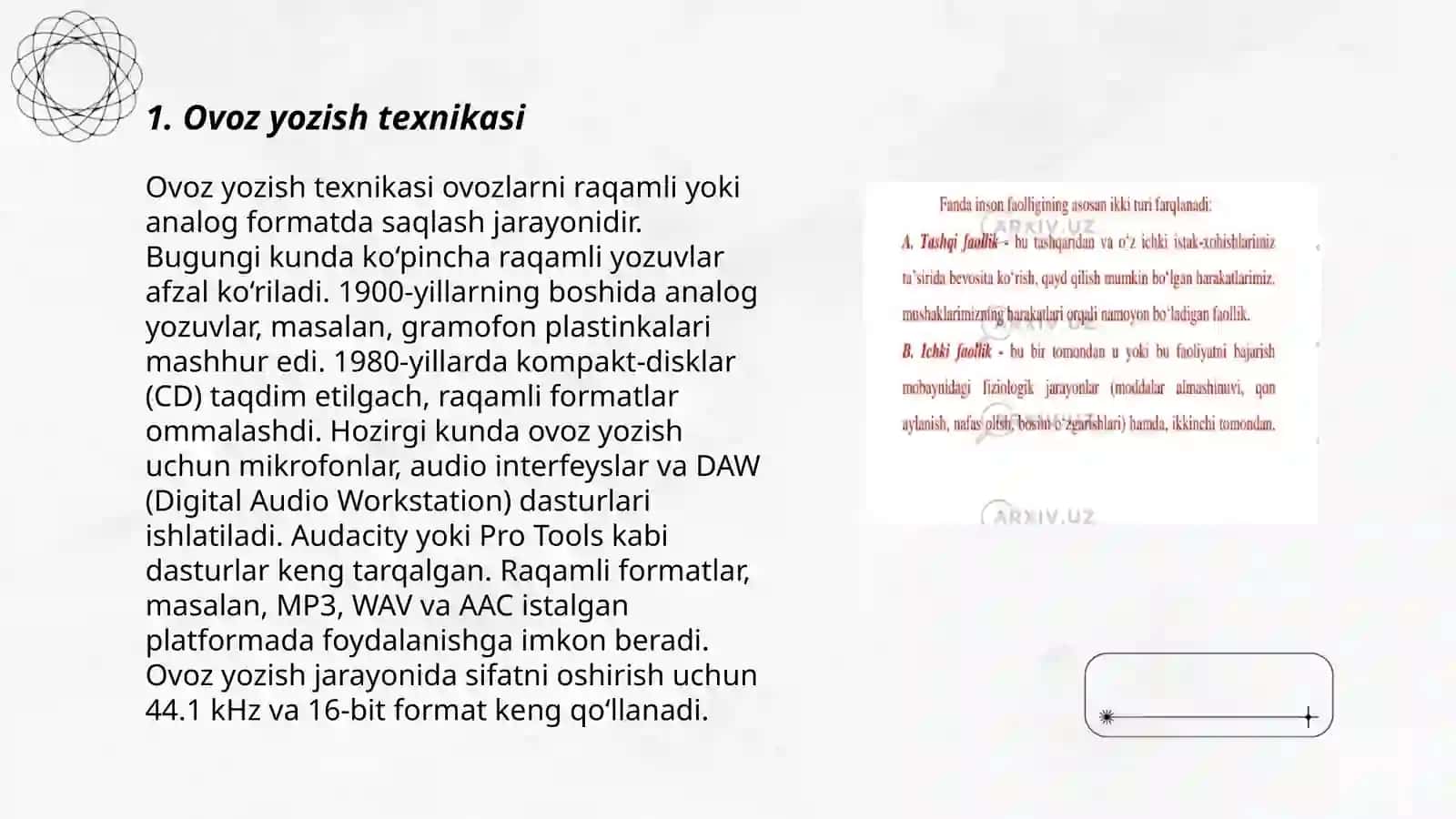 Musiqiy faoliyat turlari 3